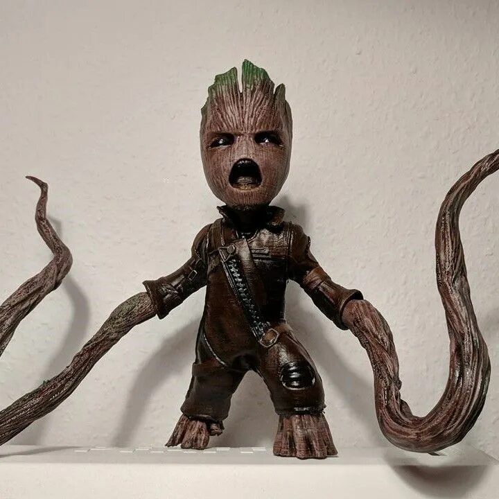 Грут 3. Грут 3д ручкой. Groot 3d model. Грут из 3д ручки.