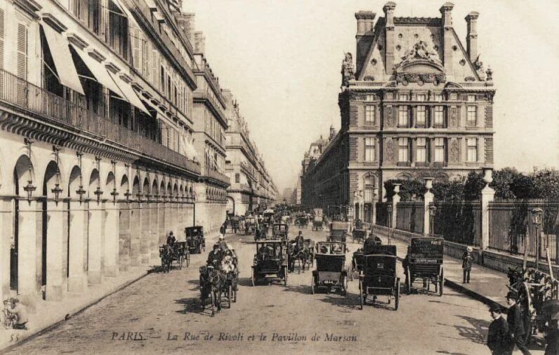 Франция 1800. Улица риволи в Париже. Улица риволи в Париже 19 века. Улица Рю де риволи. Риволи Франция 18 век.