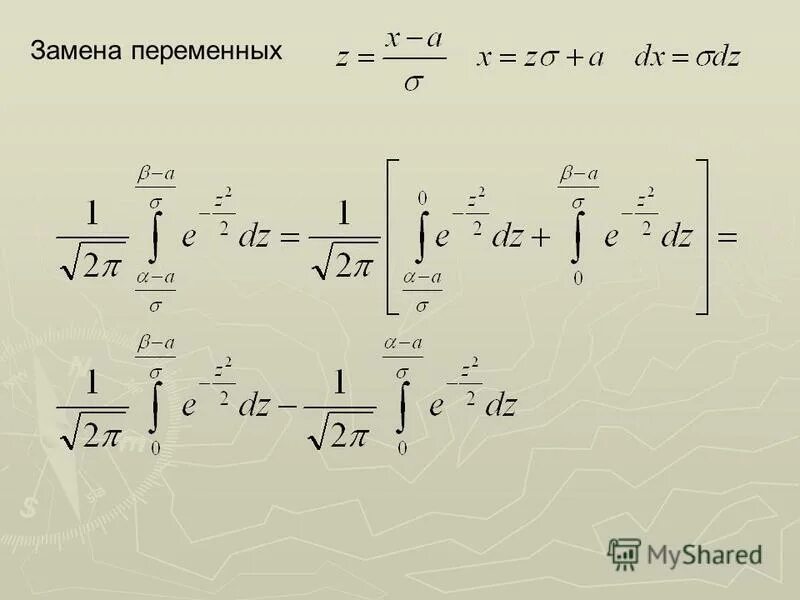 замена переменной в пределе