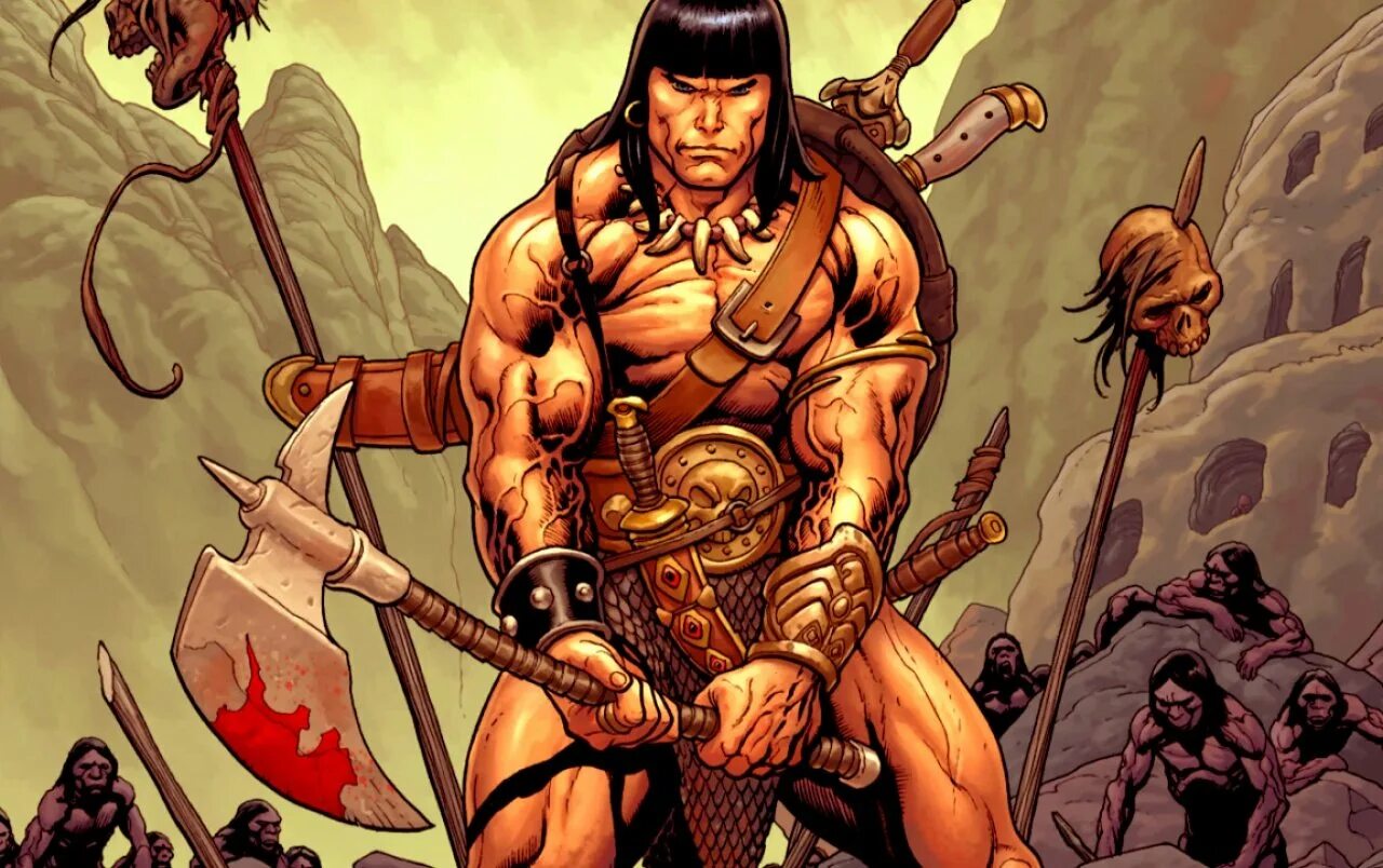 История конан. Конан варвар арт. Conan the Barbarian. Хайборийцы Конан. Аквилония Конан.