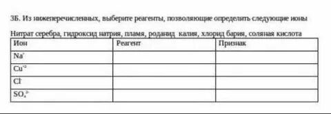 Выберите реагент