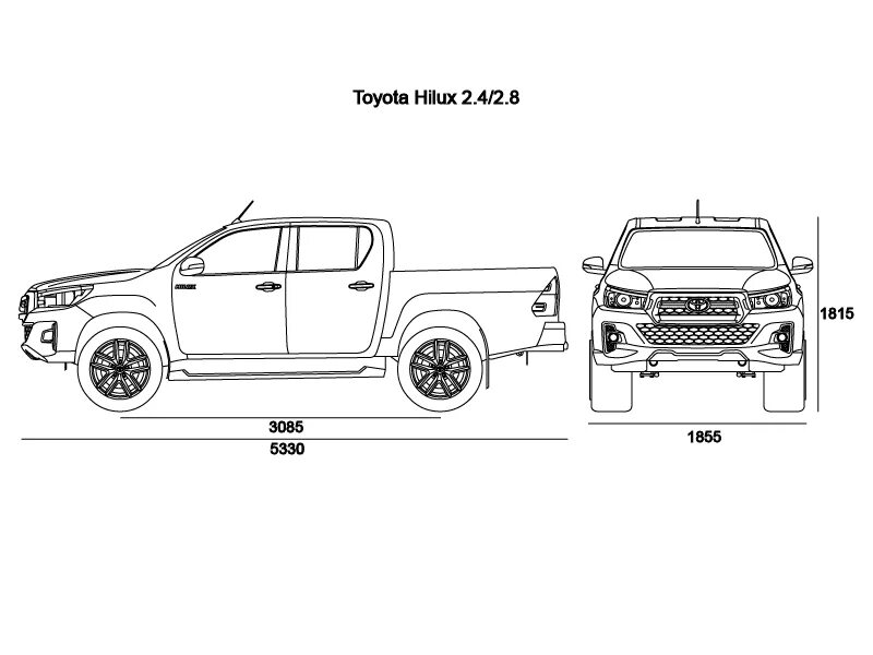 Габариты Тойота Хайлюкс 2021. Тойота Хайлюкс габариты кузова. Toyota Hilux 2016 Dimension. Toyota_Hilux_Double_Cab_2021 Dimension. Ширина тундра