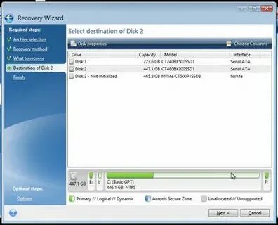 Acronis ssd
