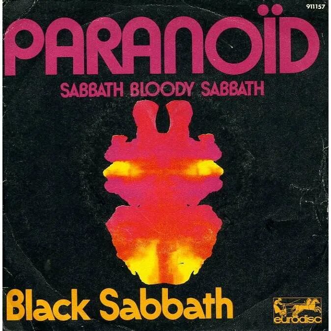 Песня paranoid black sabbath. Black sabbath paranoid альбом. black sabbath параноид. black sabbath paranoid обложка альбома. 1970 - paranoid.