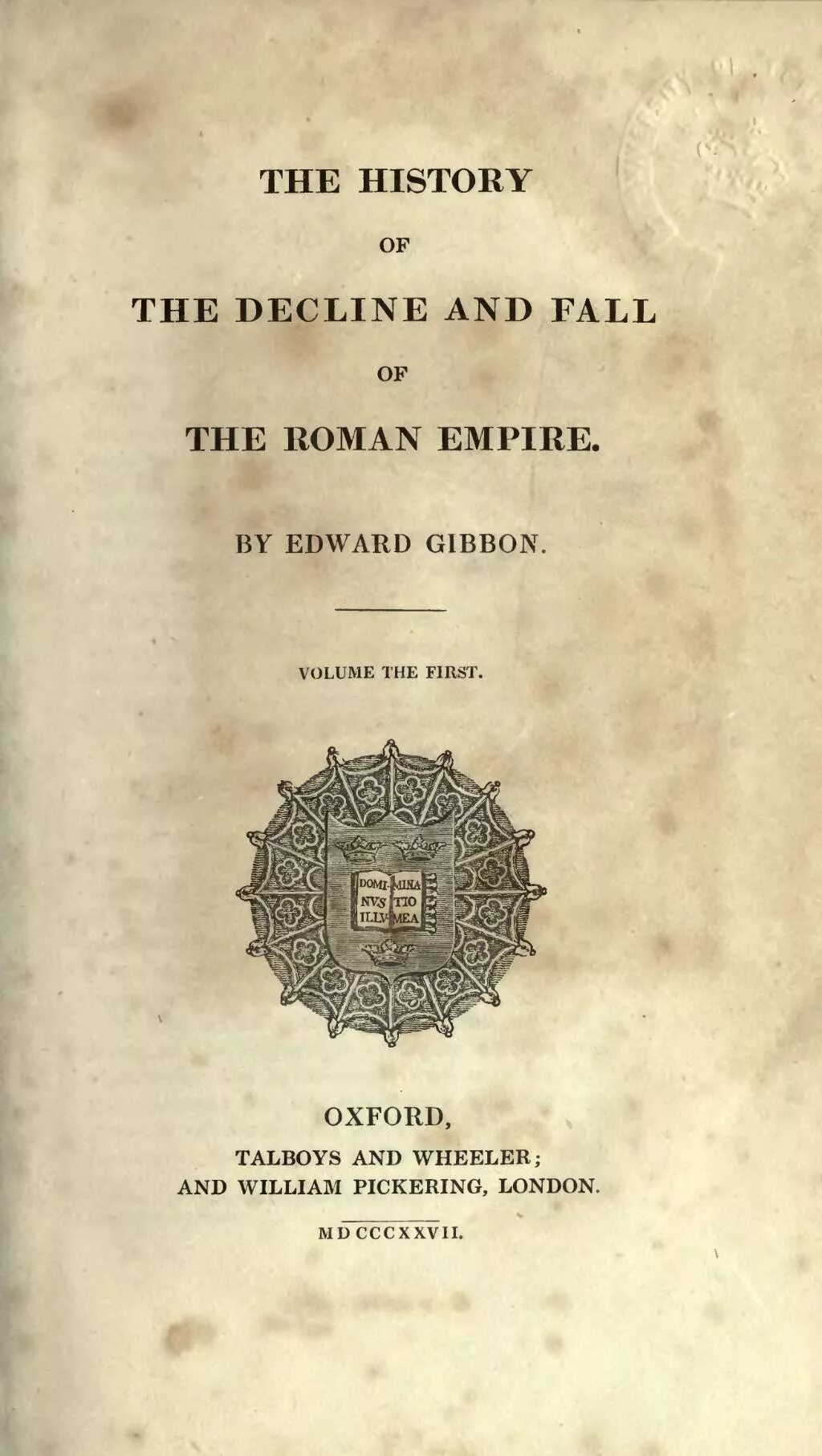 Эдварда гиббона «история упадка и разрушения римской империи». The decline and Fall of the Roman Empire.