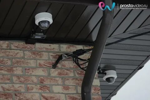 Установка видеонаблюдения частном