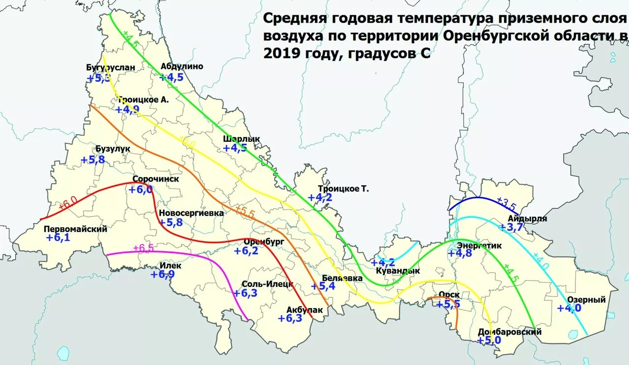 Погода на неделю орск оренбургская. Климатическая карта Оренбургской области. Климат Оренбургской области карта. Карта Оренбургской области с населенными пунктами. Климат Оренбурга, Оренбургской области.