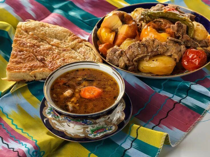 Еда узбекской кухни