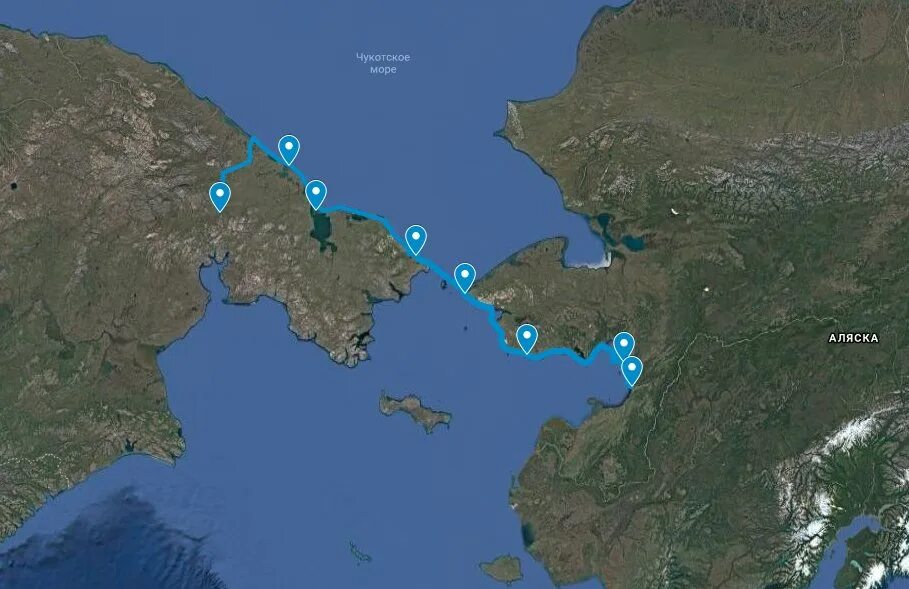 Чукотка и Аляска. Чукотка и Аляска на карте. От Чукотки до Аляски. Вид на Аляску с Чукотки. Расстояние от аляски до россии
