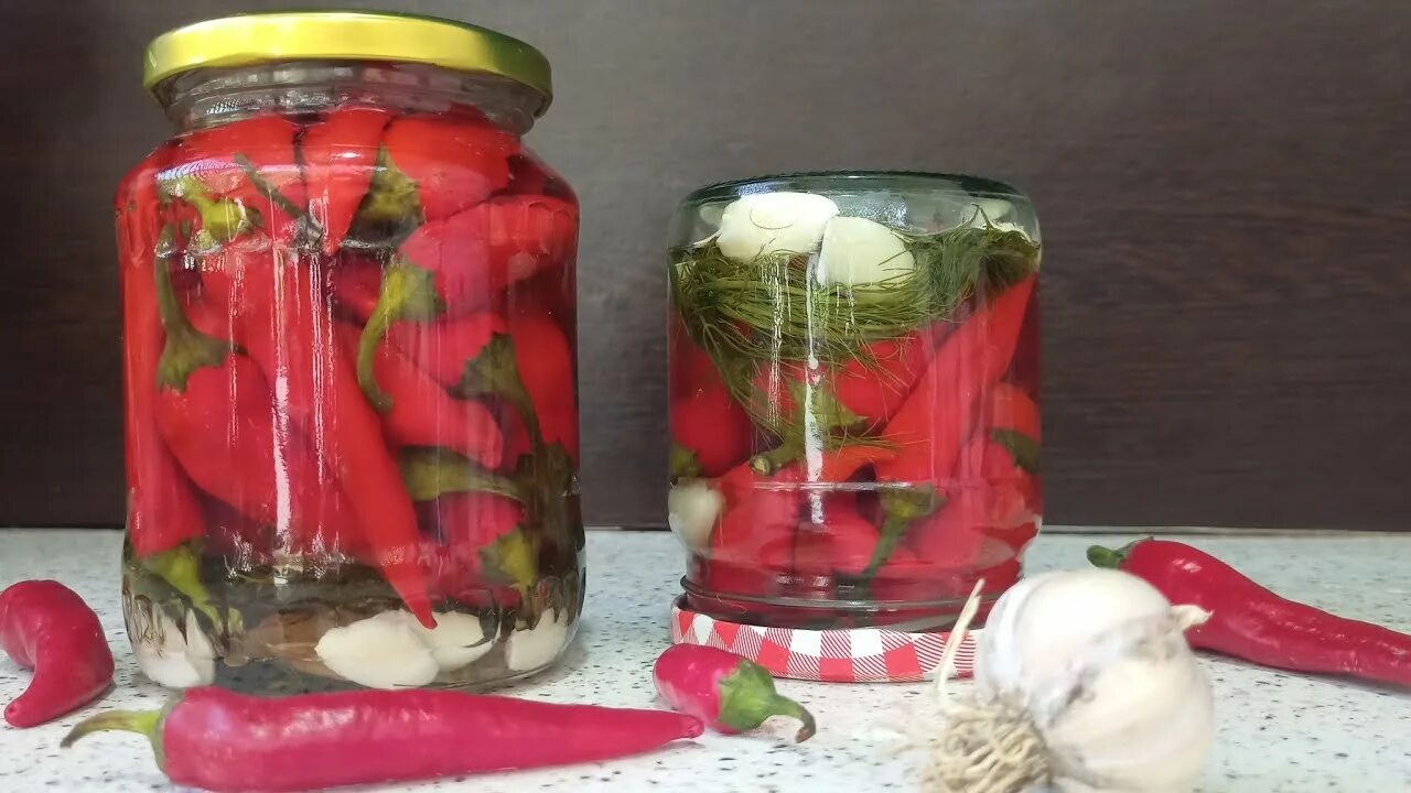 Острый перец с сыром на зиму