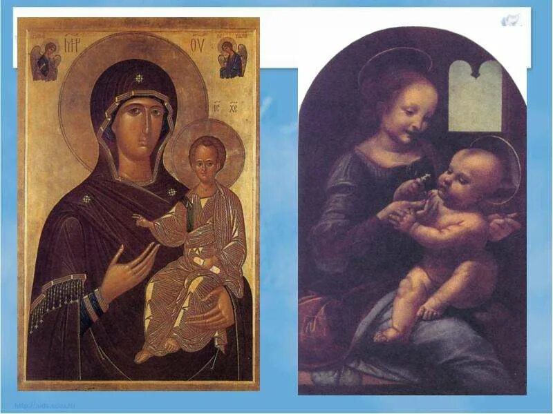 Иконы на одну тему. Богородица рафаэль сикстинская. Иконы и картины на одну тему. Отличие иконы и картины. Иконы и картины на одну тему.