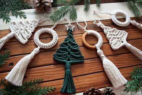 Christmas Crafts, Xmas, Christmas Ornaments, Macramé Diy, Bubble Dog, Macra...