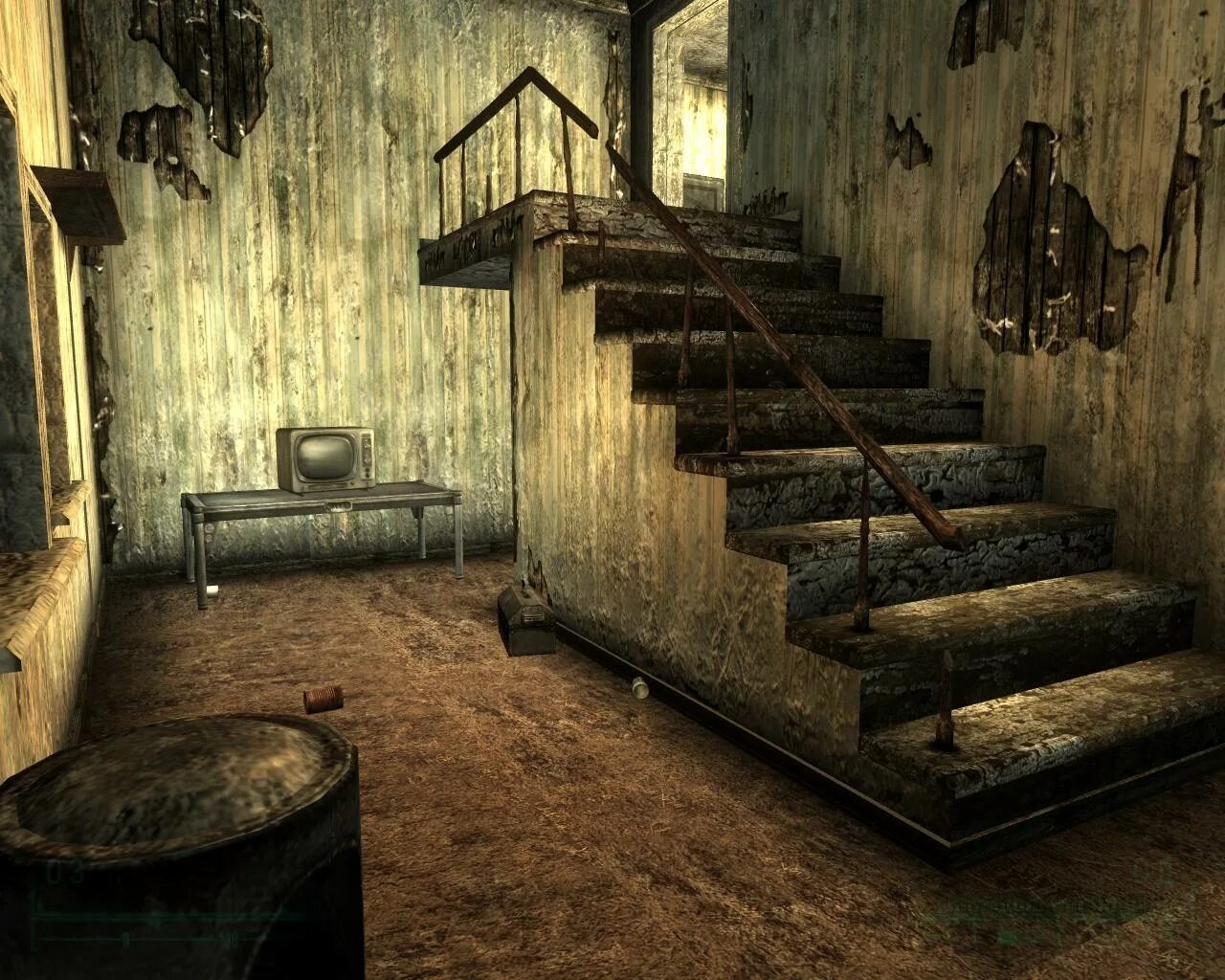Fallout 3 подвалы. Фоллаут 3 интерьеры. дом в мегатонне fallout 3. фоллаут 3 дом. фоллаут 3 комната.