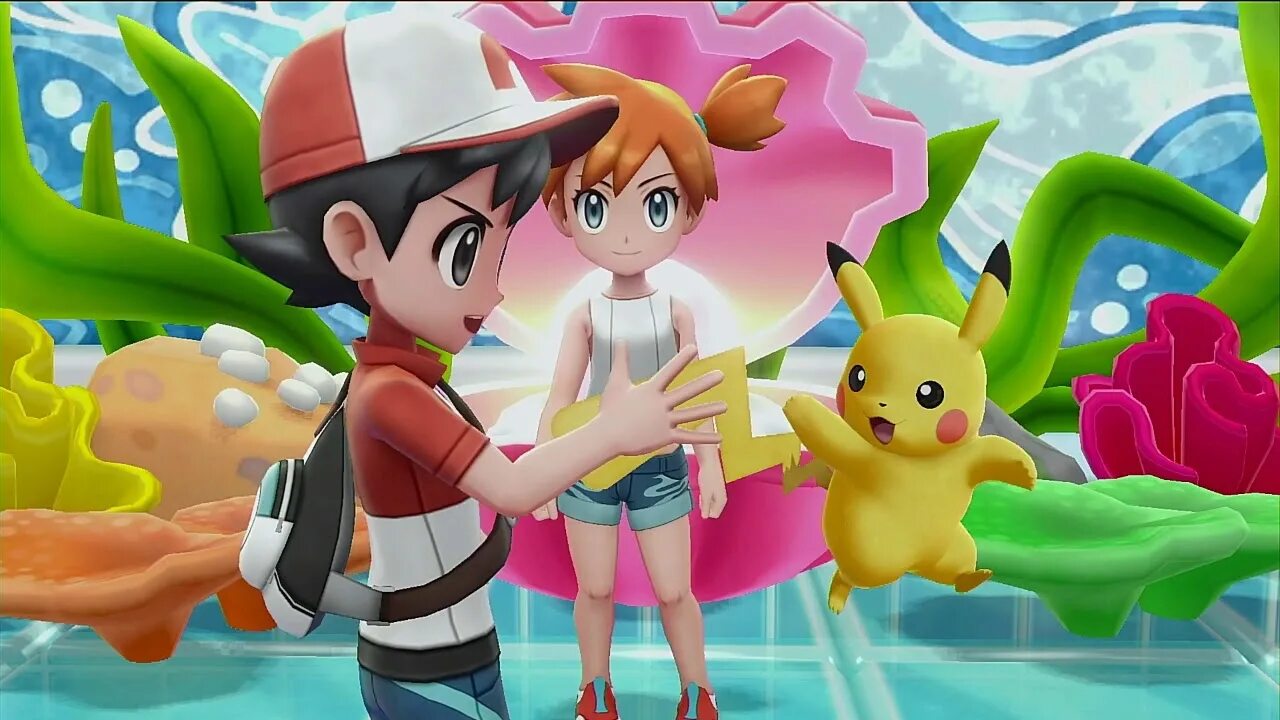 Покемон летс. Покемон Lets go Eevee. Pokemon Let's go Мисти. Pokémon Let’s go Pikachu и Let’s go Eevee. Гавайи игра покемоны.