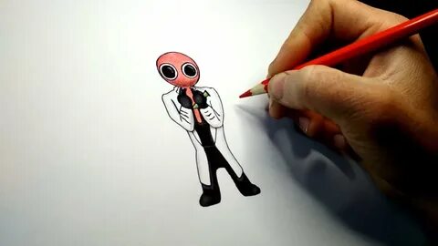 Рисовать красного друга