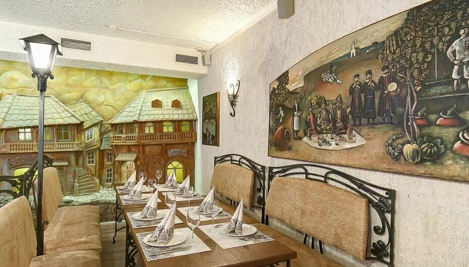 Ресторан Пиросмани (Pirosmani) на Большом проспекте П.С. (м. Спортивная): меню и