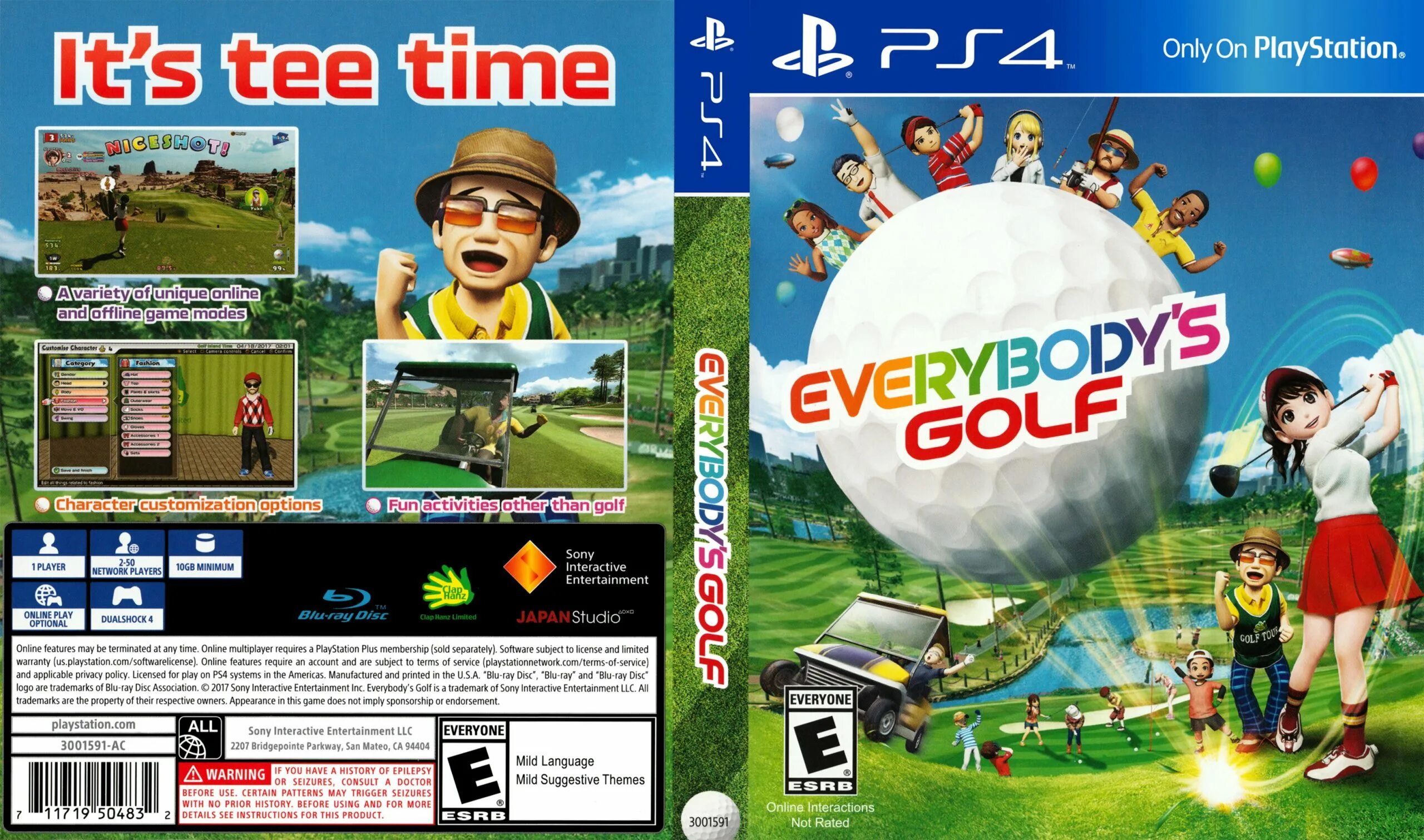Everybody s world. Everybody s Golf. Everybody Golf игра. Симулятор гольфа ps4. Everybody's Golf обложка игры.