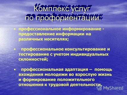 Профессиональное информирование