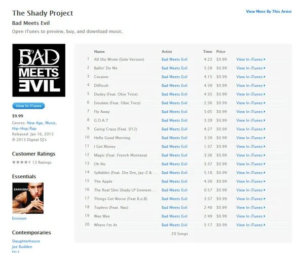 Tune bad. Tune bad