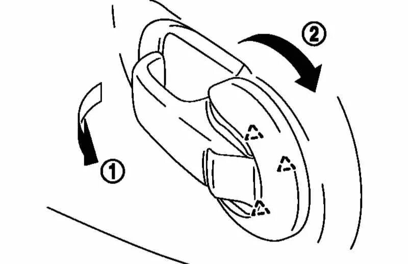 Как открыть ниссан ноут. Ручка двери Ниссан Марч ак12. Схема ручки двери задней Марч к12. Ручка багажника Ниссан Марч ак12. Облицовка дверной ручки Ниссан Тино.