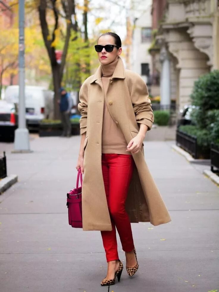 Самый прекрасный - красный цвет: модные луки.. Fashion Club Дзен