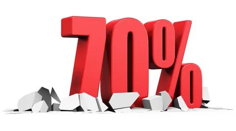 70 процентов за год