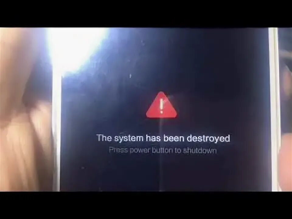 The system has been destroyed xiaomi redmi