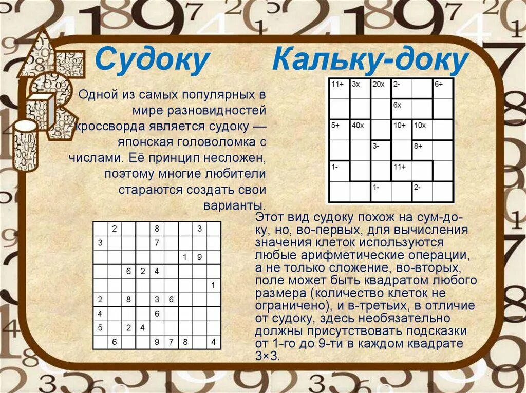 Кроссворд судоку. Судоку сканворд. Судоку японский кроссворд. Мир головоломок презентация.