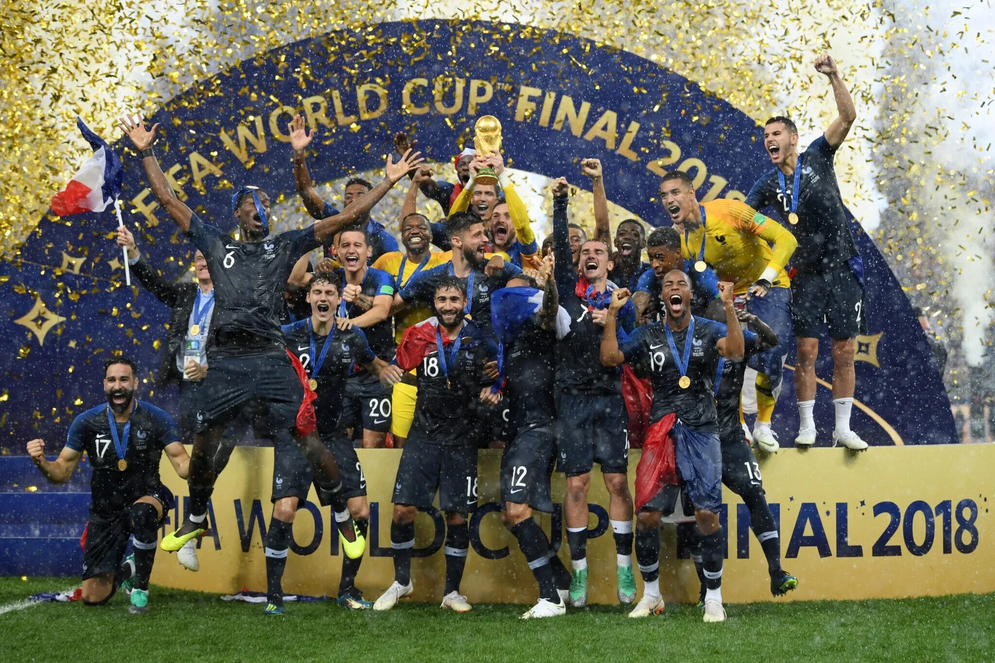 World cup 2. Чемпионская сборная Франции 2018.