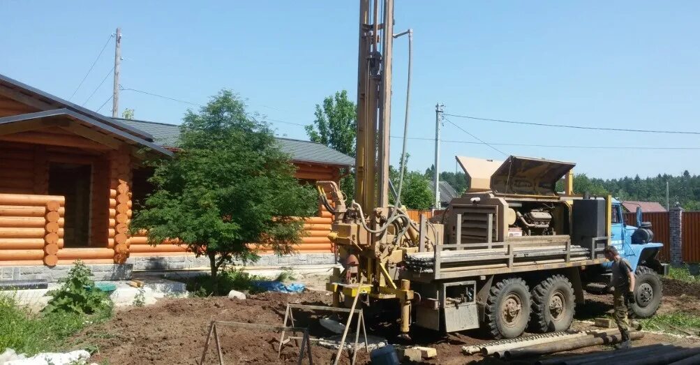 Скважина в перми. Буровая компания вода в Перми.