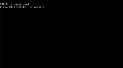Ntldr is missing
