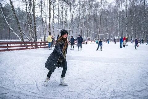 Каток в павловском парке 2023