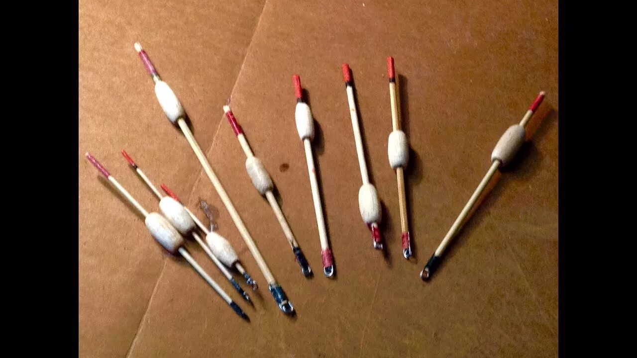 Изготовление трёх видов поплавков для рыбалки своими руками: мастер-класс в фотографиях