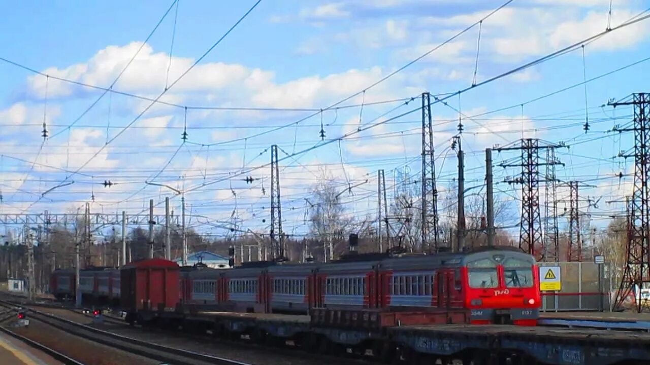 Электрички нара переделкино сегодня. Эд4м 0157. Апрелевка станция электрички. Станции Нара Апрелевка. Электричка Апрелевка Нара.