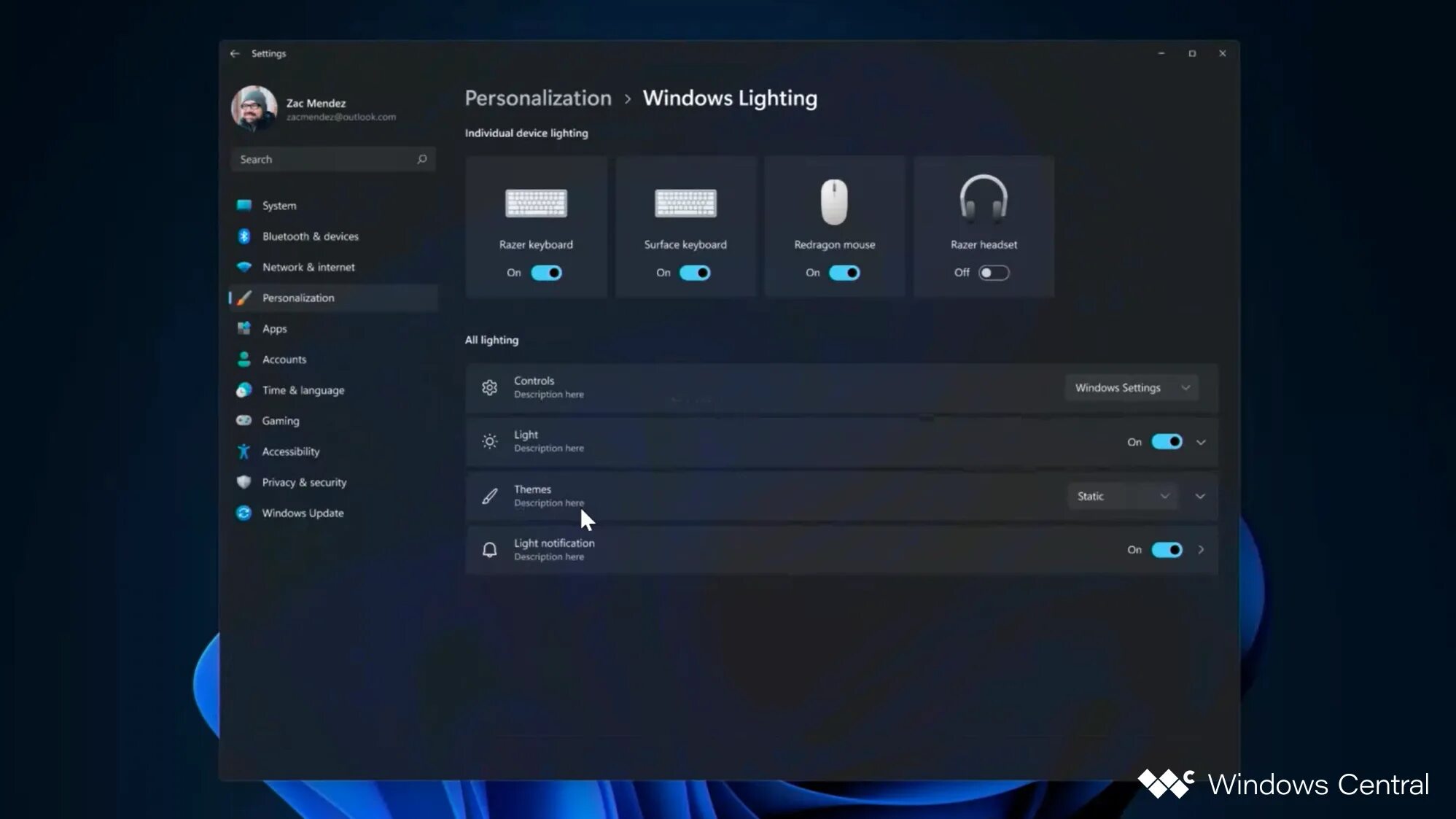 Обновление windows 11 2025. Rgb настройка. динамическое освещение windows 11. своя сборка windows 11. виндовс 2025.