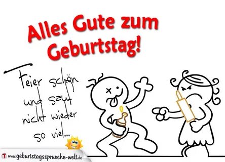 Coole Geburtstagssprüche - saufen.