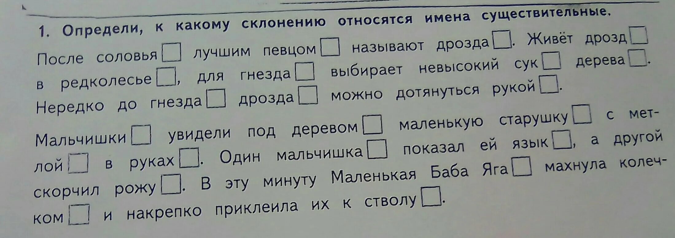 Соловушка какое склонение. К какому склонению относится имя. алгоритм определения склонения имен существительных. определите, к какому склонению они относятся. соловей какое склонение.