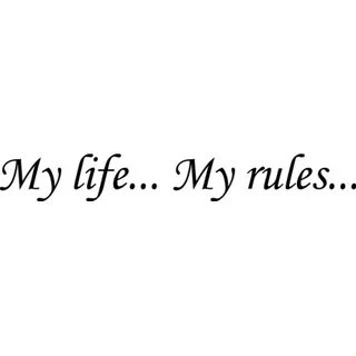 Me and my life text
