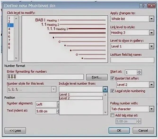 Multilevel master mock tests