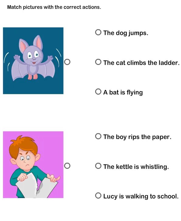 Match the verbs with the sentences. Match Action. Action verbs sentences. Sentences with Active verbs for Kids. Match verb.