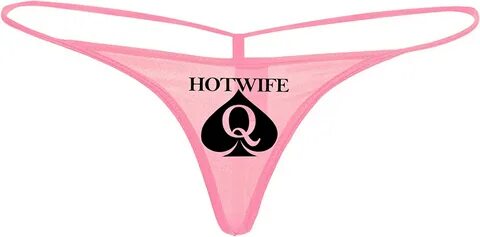 Amazon.com: QOS Pink Hotwife - Queen of Spades Logo G-String Thong.