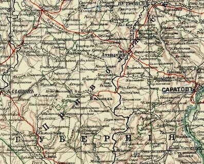 Карты с старыми деревнями