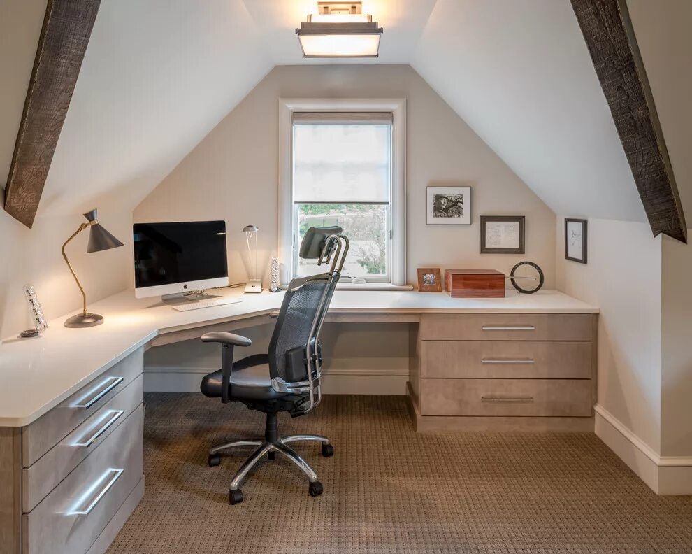 Laurel Lane - Рустика - Кабинет - Филадельфия - от эксперта Janiczek Homes Houzz