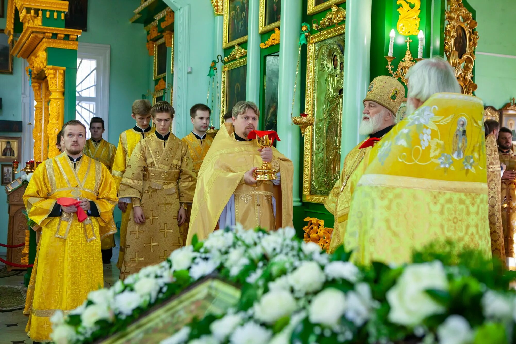 Духовенство и миряне. Коломенское на пасху. Егорьевское благочиние. Егорьевское богослужение. Егорьевское богослужение.