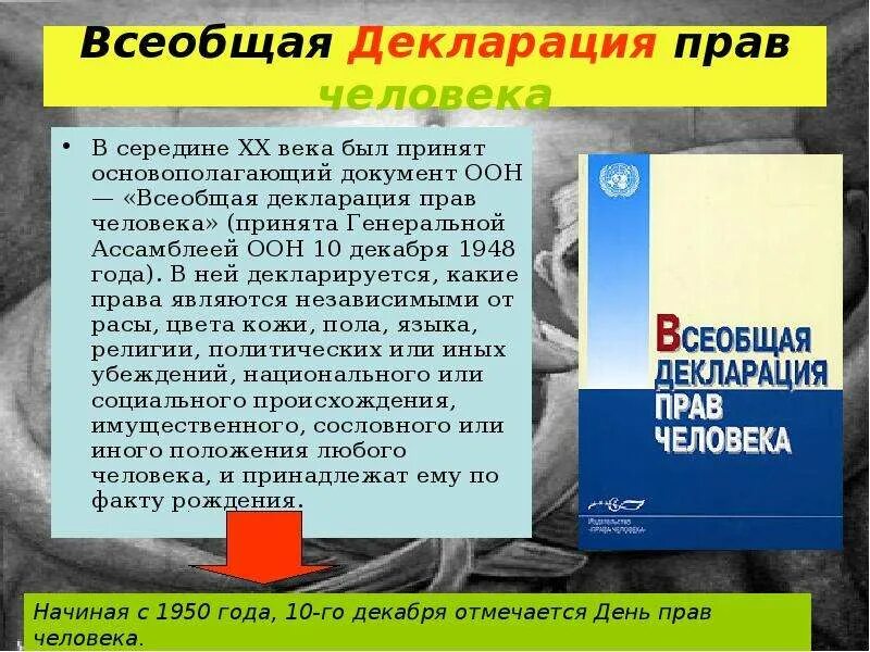 Декларация прав человека. Всеобщая декларация прав человека. Всеобщая декларацияпрв человека. Когда была принята декларация прав человека. Принятие декларации оон