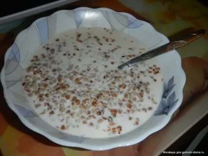 Гречневая каша с фото на молоке