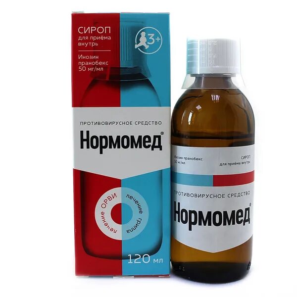 Инозин пранобекс сироп для детей. Нормамед сироп. Нормамед для детей. Детский противовирусный сироп. Нормомед 50мг/мл сироп 240мл №1.