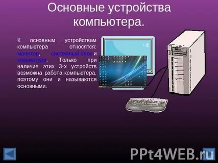 Информатика 7 класс устройство