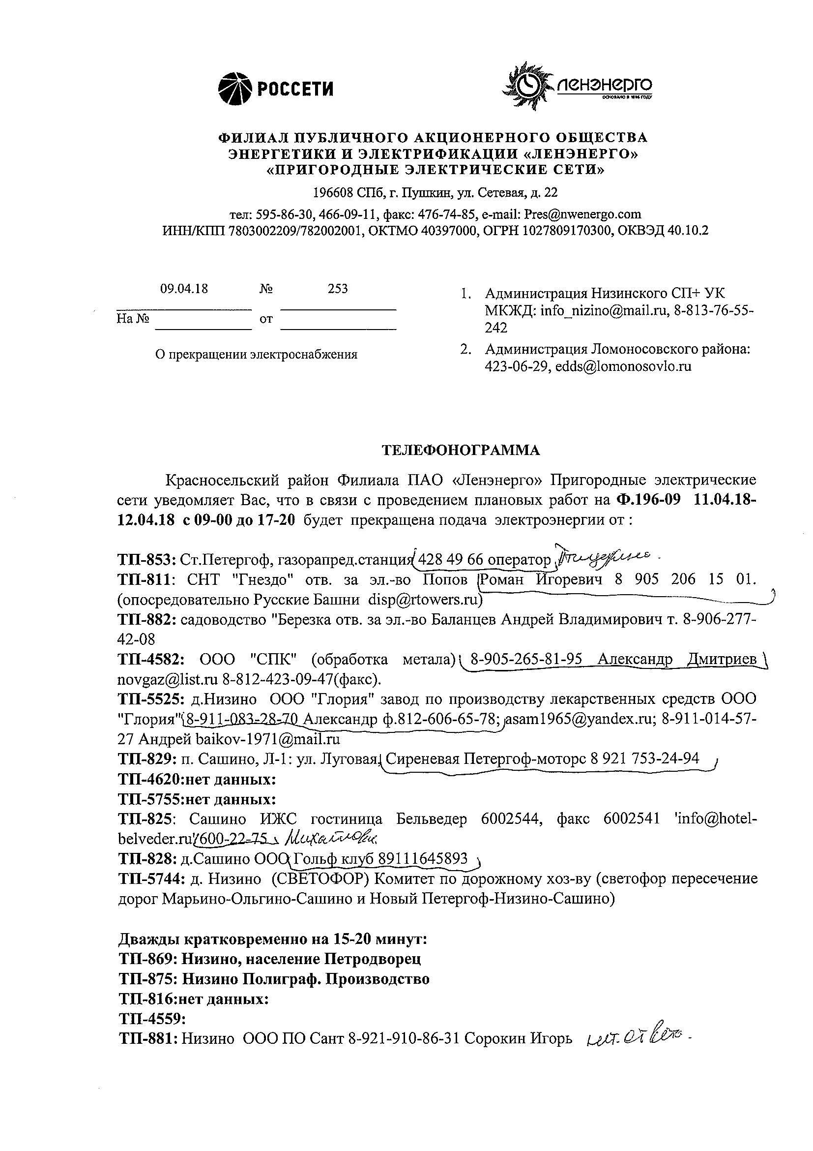 Письмо об отключении. Акт об отключении электроэнергии. Телефонограмма на отключение электроэнергии образец. Бланк акта об отключении электроэнергии. Уведомление об отключении электроэнергии.