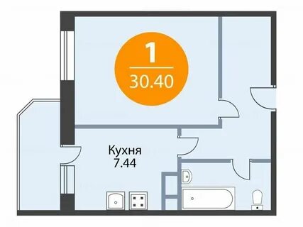 Девяткино однокомнатная